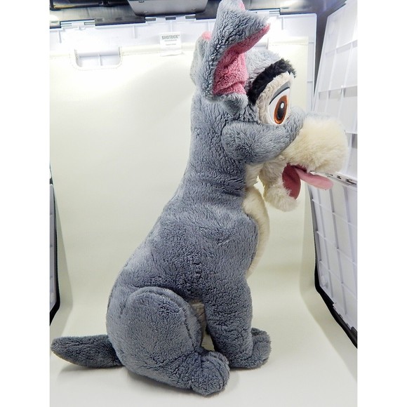 Disney Store Collectible Plush Tramp From Lady & The Tramp Missing Collar - Picture 8 of 12